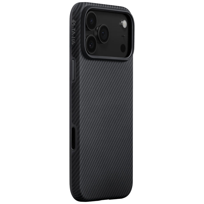 Калъф PITAKA Aramid UltraGuard MagSafe за iPhone 17 Pro Max, черно-сив
