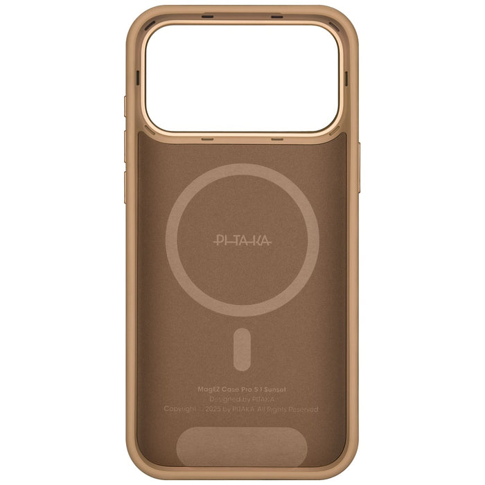 Калъф PITAKA Aramid UltraGuard MagSafe за iPhone 17 Pro Max, sunset