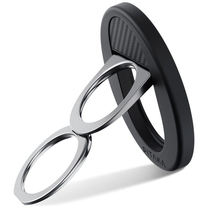 Магнитен держач PITAKA MagEZ Grip 3 MagSafe за телефон, черно-сив