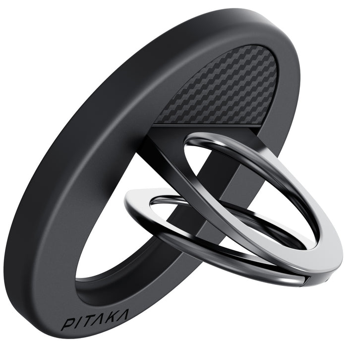Магнитен держач PITAKA MagEZ Grip 3 MagSafe за телефон, черно-сив