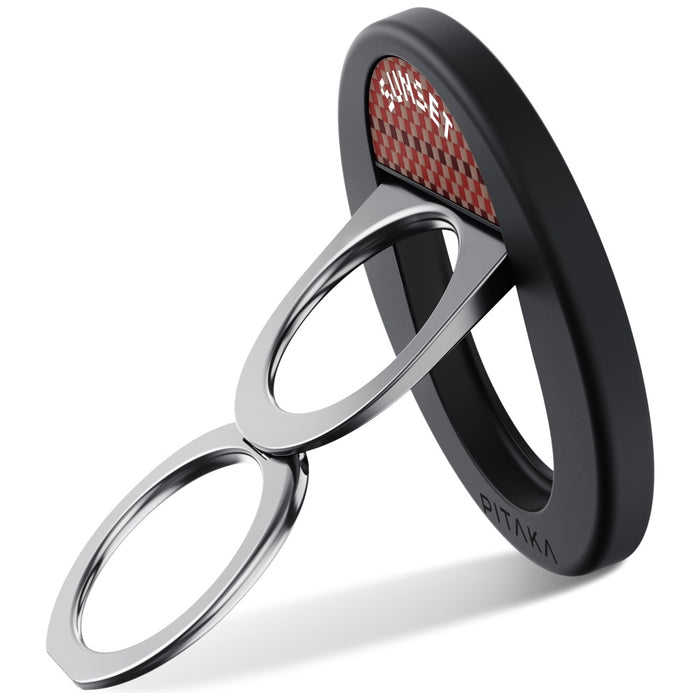 Магнитна държача PITAKA MagEZ Grip 3 MagSafe за телефон, сънсет