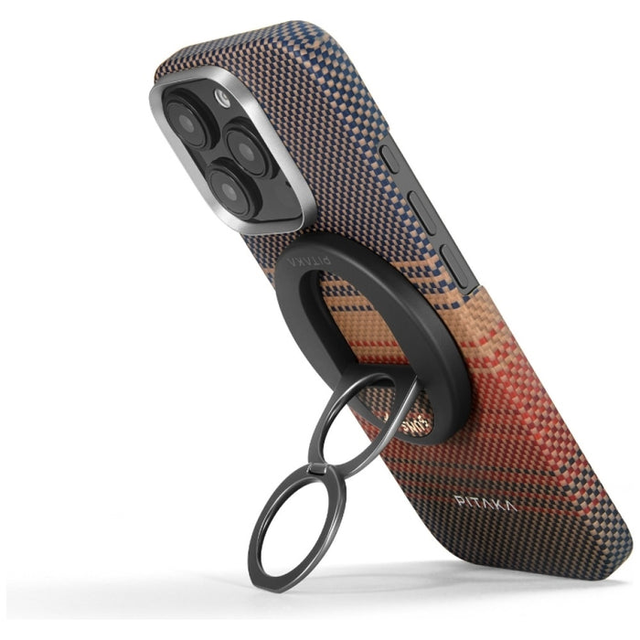 Магнитна държача PITAKA MagEZ Grip 3 MagSafe за телефон, сънсет