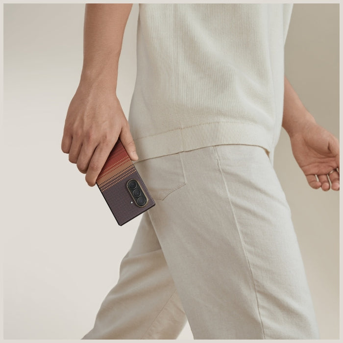 Калъф PITAKA Ultra-Slim MagSafe за Samsung Galaxy Z Samsung / Fold7, sunset