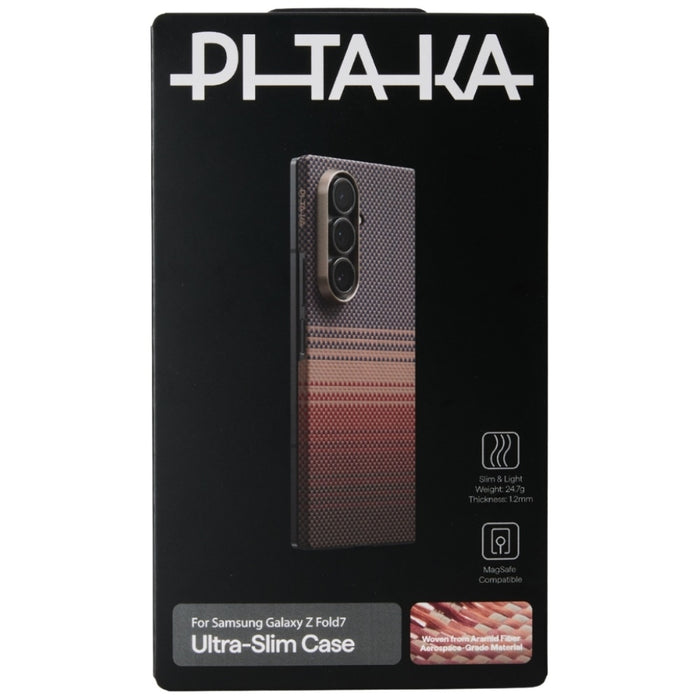 Калъф PITAKA Ultra-Slim MagSafe за Samsung Galaxy Z Samsung / Fold7, sunset