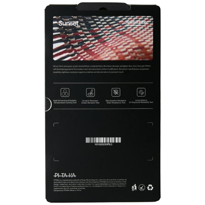 Калъф PITAKA Ultra-Slim MagSafe за Samsung Galaxy Z Samsung / Fold7, sunset