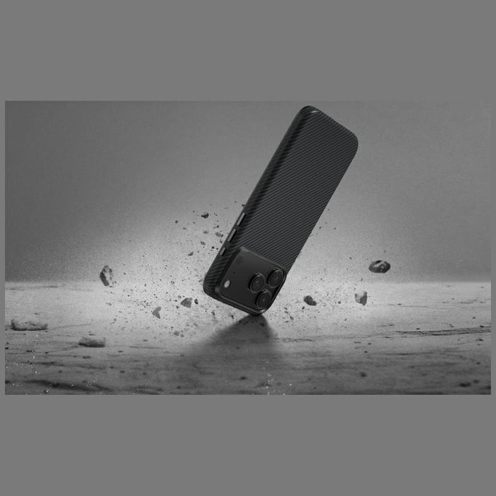 Калъф PITAKA Aramid ProGuard MagSafe за iPhone 17 Pro Max, черно-сив