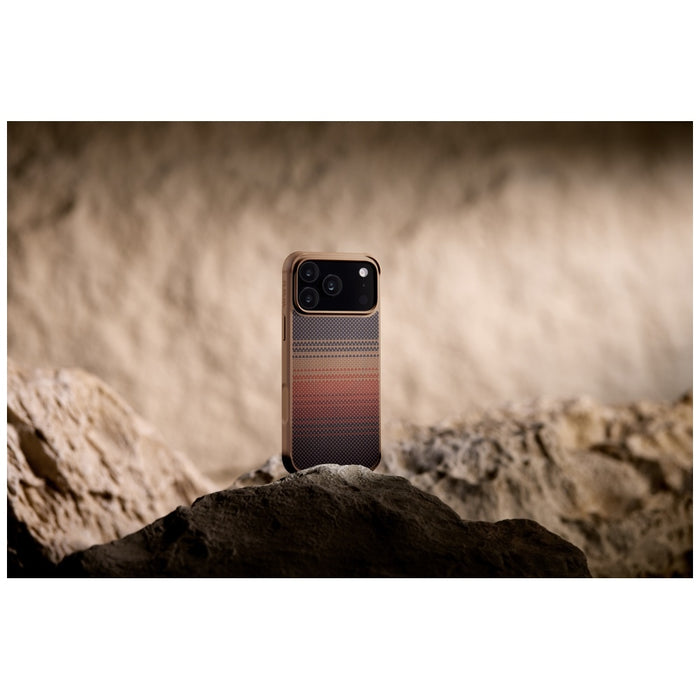 Калъф PITAKA Aramid ProGuard MagSafe за iPhone 17 Pro, sunset