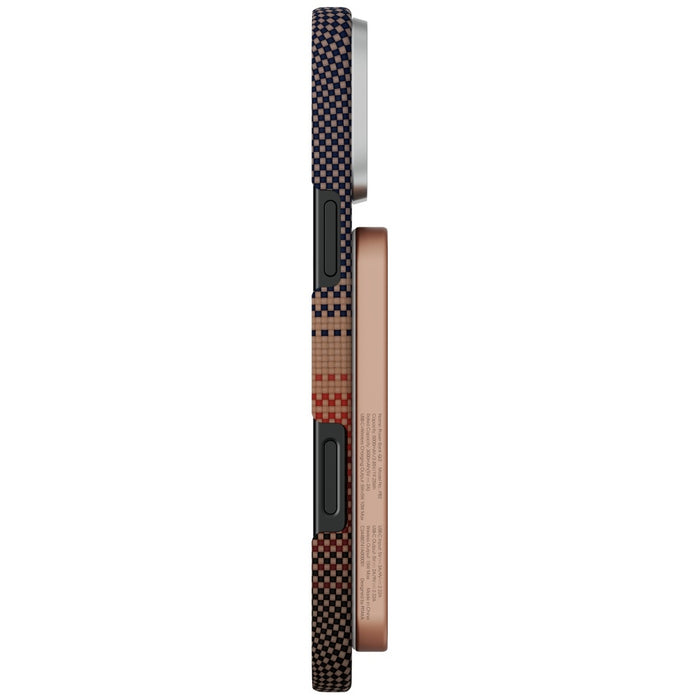 Powerbank PITAKA Aramid Fiber 5000 M0 Qi2 MagSafe, sunset