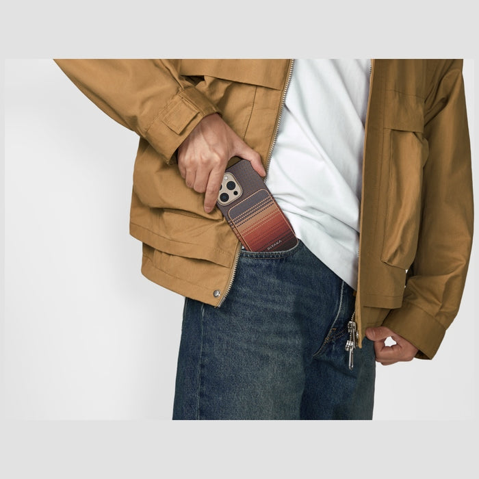 Powerbank PITAKA Aramid Fiber 5000 M0 Qi2 MagSafe, sunset