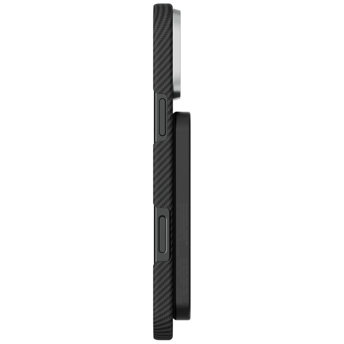 Powerbank PITAKA Aramid Fiber M0 Qi2 MagSafe, черно-сив
