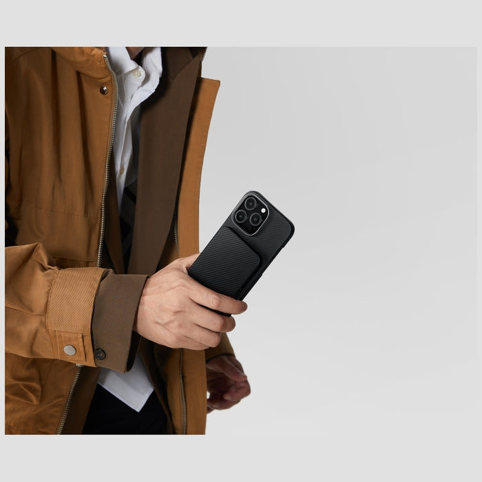Powerbank PITAKA Aramid Fiber M0 Qi2 MagSafe, черно-сив