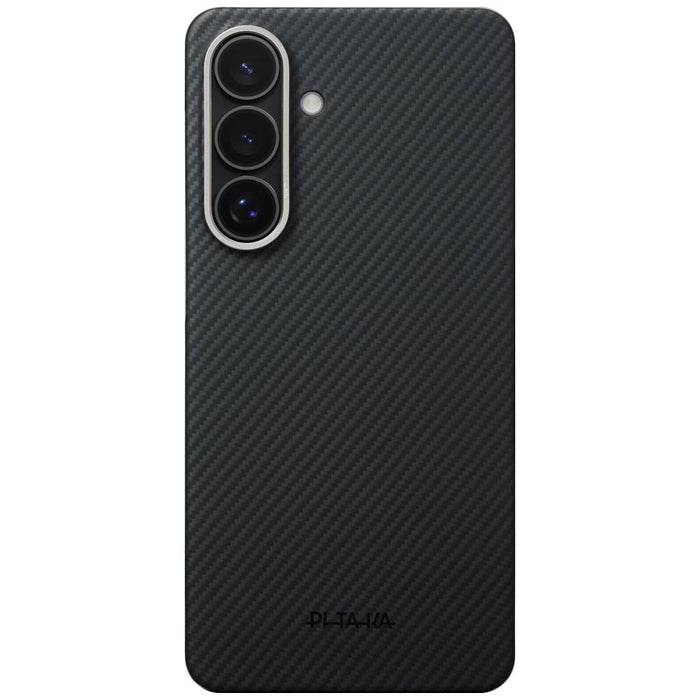Калъф PITAKA Edge Case MagSafe за Galaxy S26+, черно-сив
