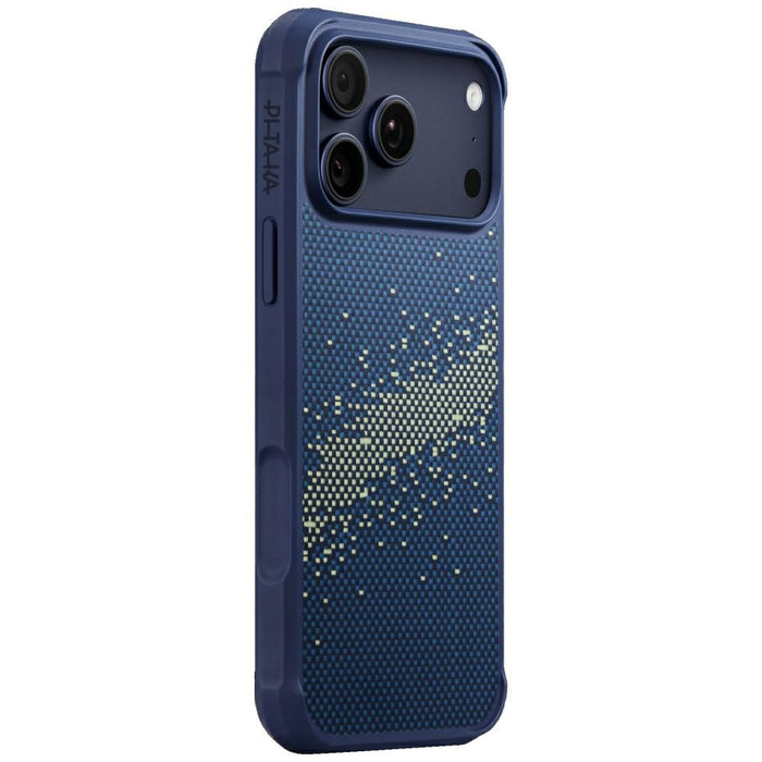 Калъф PITAKA StarPeak Aramid ProGuard MagSafe за iPhone 17 Pro Max, милки уей галаксі