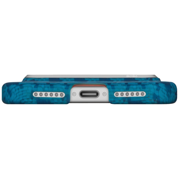 Калъф PITAKA Happiness Rides Edge Case MagSafe за iPhone 17 Pro, индиго