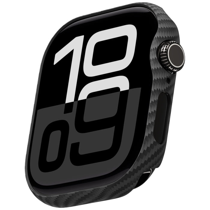 Силиконов калъф PITAKA Air Case за Apple Watch 10/11 (42 мм), черно-сив