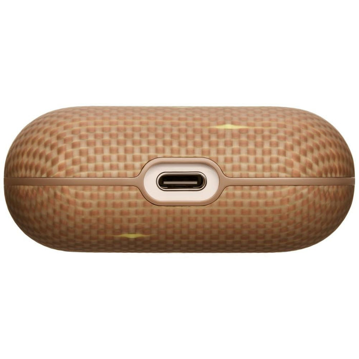 Калъф PITAKA Aramid Fiber за AirPods Pro 3, златен