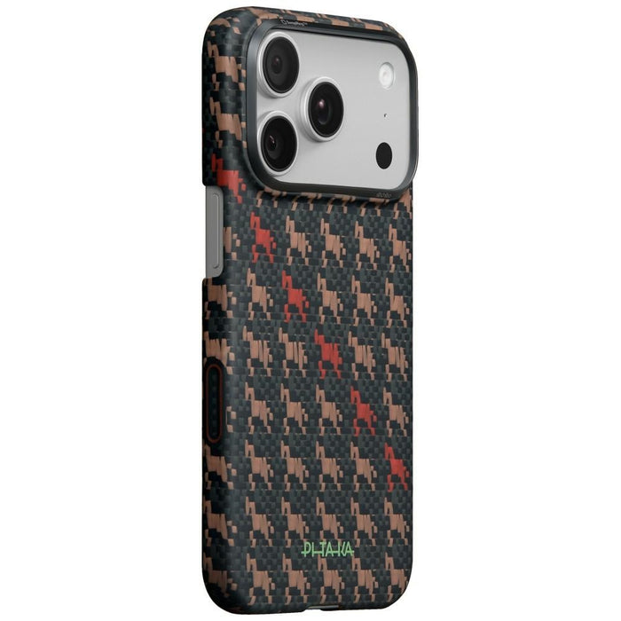 Калъф PITAKA Edge Case Happiness Rides In за iPhone 17 Pro, ebon kylin