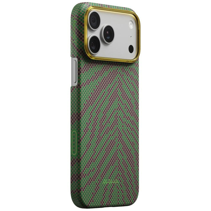 Калъф PITAKA Edge Case Breath of Veins за iPhone 17 Pro Max, sprout surge