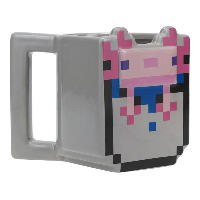 Чаша Paladone Minecraft - Bucket of Axolotl shaped Mug (400ml), PP11368MCF