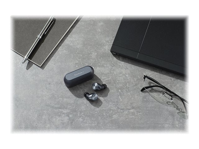 TECHNICS Истински безжични слушалки Bluetooth Multipoint Pairing Гласови асистенти IPX4 Hi-Res черен цвят