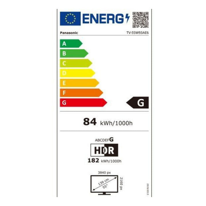 Смарт телевизор Panasonic TV55W93AE6 55" LED 4K Ultra HD