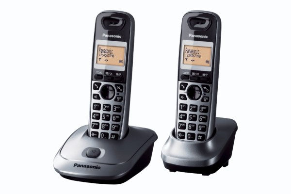 Телефон Panasonic KX-TG2512 DECT телефон Сив Caller ID