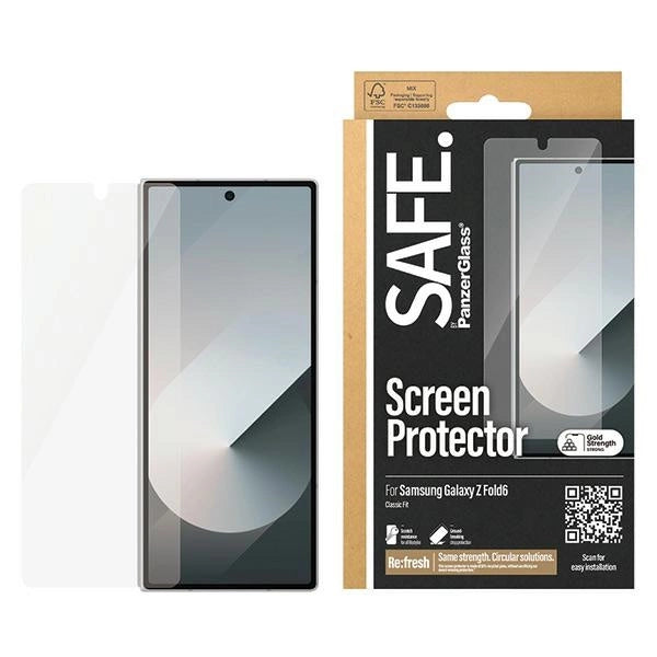 SAFE by PanzerGlass закалено стъкло за Samsung Galaxy Z Fold 6