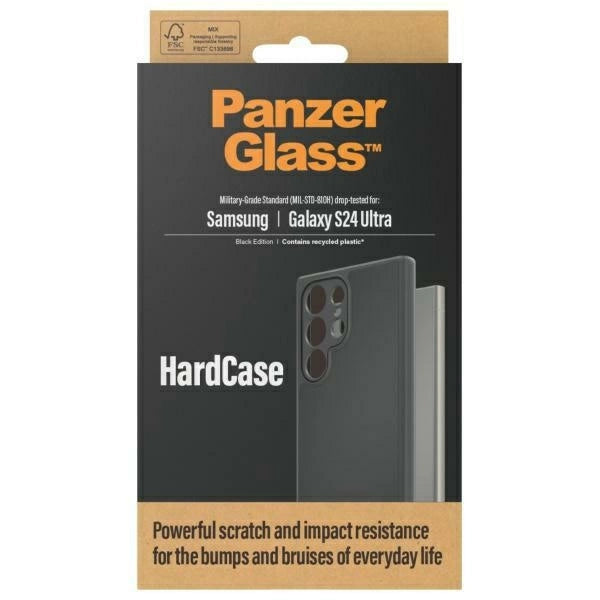 PanzerGlass HardCase Military grade за Samsung Galaxy S24 Ultra - черен