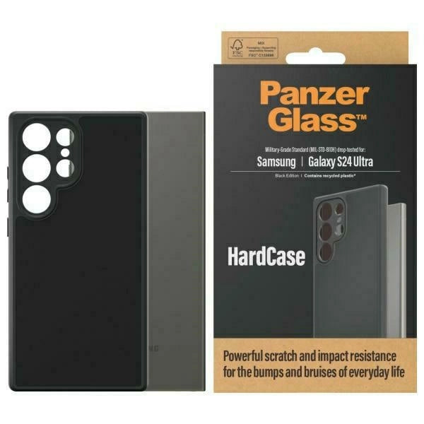 PanzerGlass HardCase Military grade за Samsung Galaxy S24 Ultra - черен