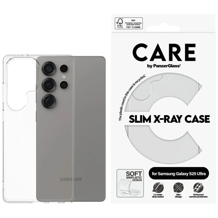 CARE by PanzerGlass Fashion X-Ray калъф за Samsung Galaxy S25 Ultra - прозрачен
