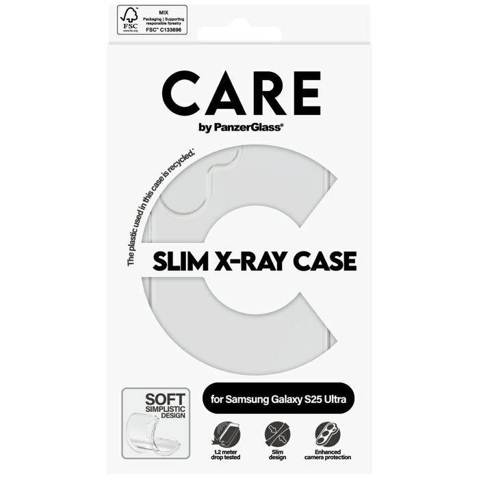 CARE by PanzerGlass Fashion X-Ray калъф за Samsung Galaxy S25 Ultra - прозрачен