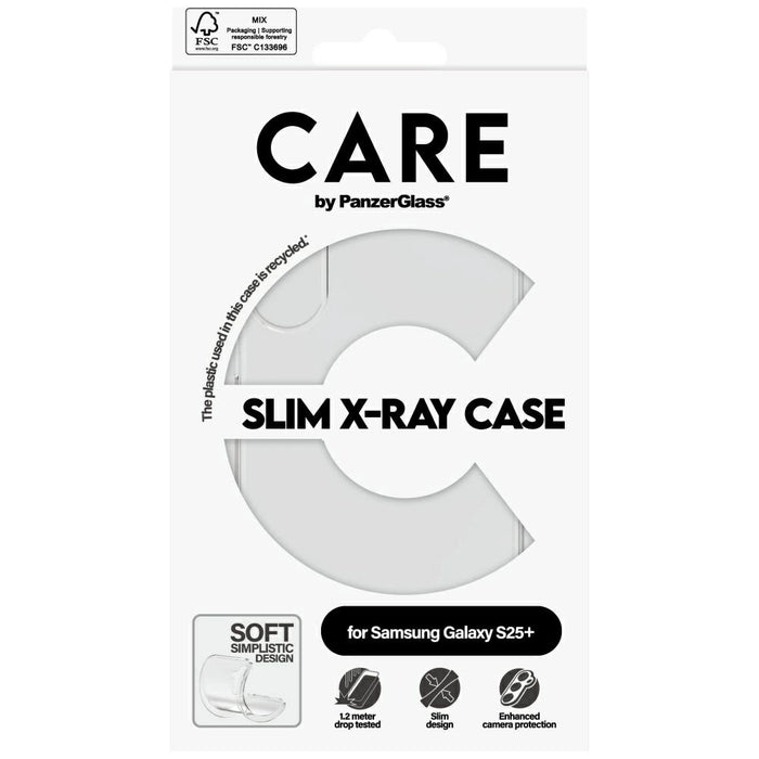 CARE by PanzerGlass Fashion X-Ray Case за Samsung Galaxy S25+ - Прозрачен