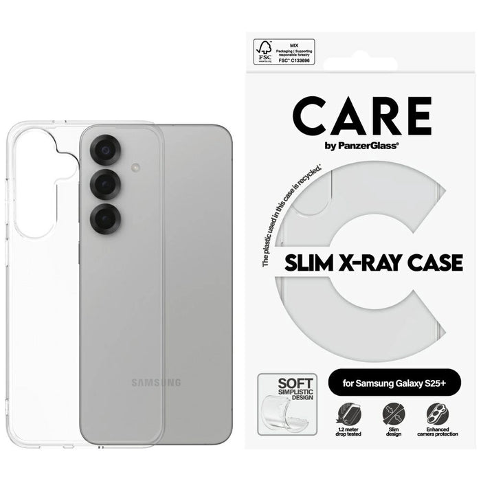 CARE by PanzerGlass Fashion X-Ray Case за Samsung Galaxy S25+ - Прозрачен