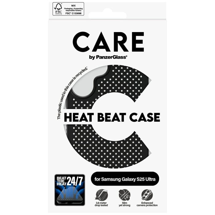 CARE by PanzerGlass Feature Heat Beat Case за Samsung Galaxy S25 Ultra - черен