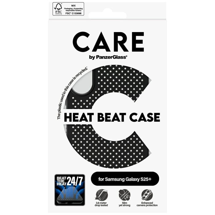 CARE by PanzerGlass Feature Heat Beat Case за Samsung Galaxy S25+ - черен