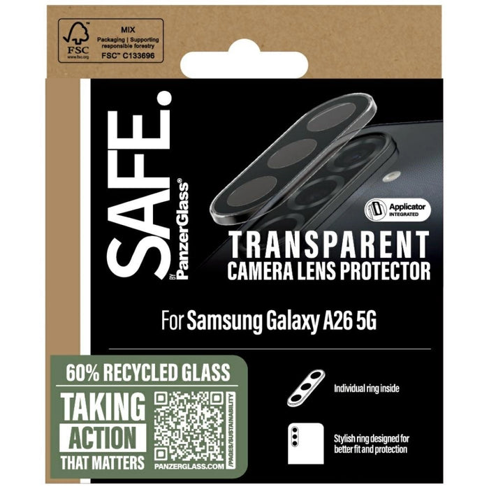 SAFE от PanzerGlass Rings Протектор за обектив за Samsung Galaxy A26 5G - Прозрачен