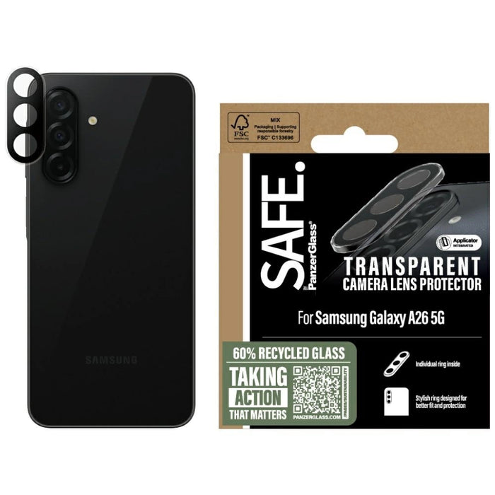 SAFE от PanzerGlass Rings Протектор за обектив за Samsung Galaxy A26 5G - Прозрачен