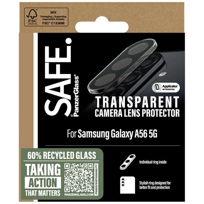 SAFE от PanzerGlass Rings Протектор за обектив за Samsung Galaxy A56 5G - Прозрачен