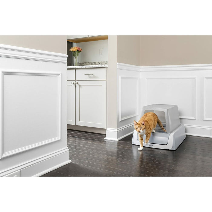 Пясъчник за Котки PetSafe Самопочистване 15 x 70 x 48,5 cm Бял Пластмаса