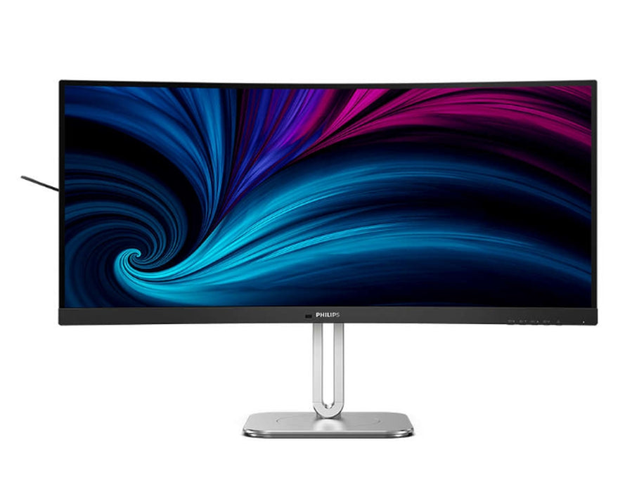 Philips, 34B2U5600C, 34" извит, 1500R VA, WLED, 3440x1440@120Hz, 4ms GtG, 300cd m/2, 4000:1, 50M:1 SC, Adaptive Sync, FlickerFree, Eyesafe, 5Wx2, Tilt, Height Adjust, Въртящ се, 2xHDMI, DP, USB хъб