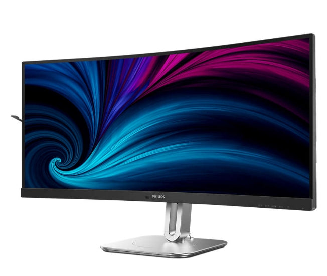 Philips, 34B2U5600C, 34" извит, 1500R VA, WLED, 3440x1440@120Hz, 4ms GtG, 300cd m/2, 4000:1, 50M:1 SC, Adaptive Sync, FlickerFree, Eyesafe, 5Wx2, Tilt, Height Adjust, Въртящ се, 2xHDMI, DP, USB хъб