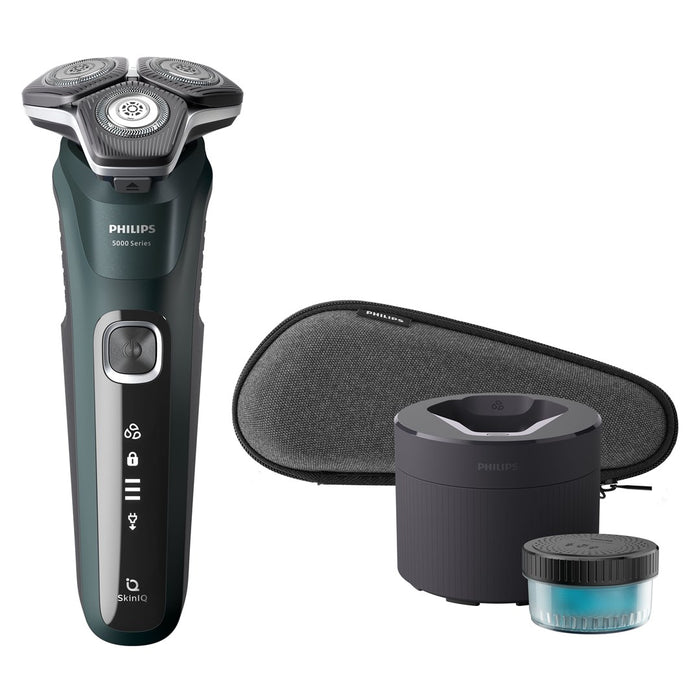 Philips SHAVER Series 5000 S5884/50 мъжка самобръсначка Въртяща се самобръсначка Тример черен, зелен