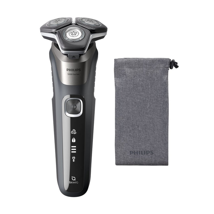 Philips SHAVER Series 5000 S5887/10 Електрическа самобръсначка за мокро и сухо бръснене и мека торбичка