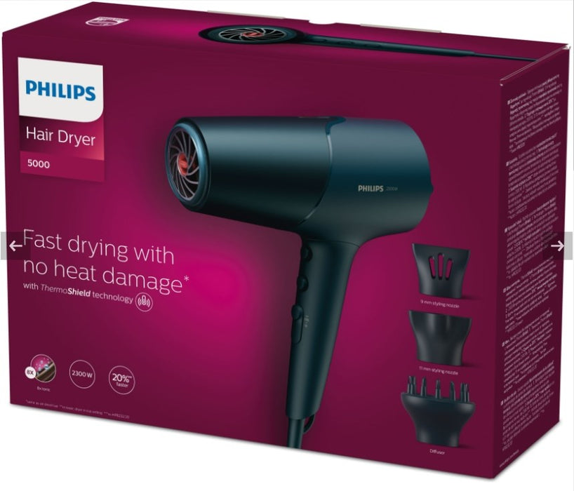 Philips 5000 series BHD512/20 сешоар 2300 W Син
