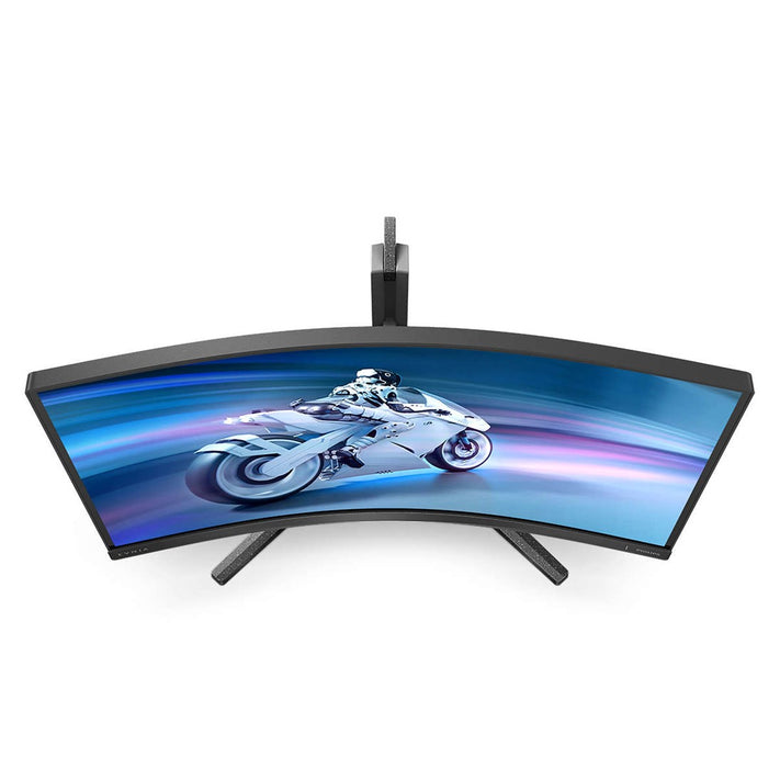 Philips Evnia 27M2C5500W, 27" Curved 1000R, Fast VA, WLED, 2560x1440@240Hz, 1ms GtG, 0.5ms MPRT, 400cd m/2, 3000:1, Mega Infinity DCR, Adaptive Sync, FlickerFree, LowBlue Mode, Tilt, Регулиране на височината, завъртане, 2xHDMI, 2xDP, USB хъб