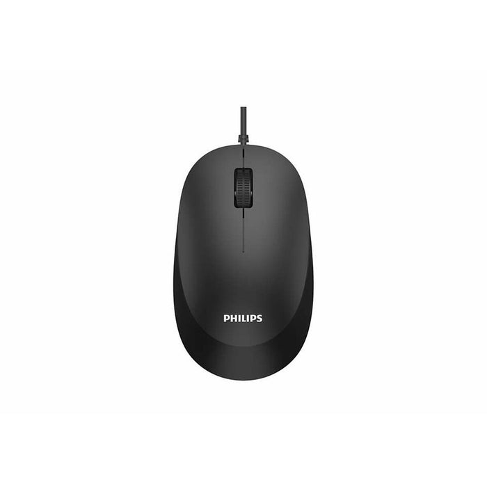 Мишка с кабел и оптичен сензор Philips SPK7207BL/00 1200 DPI Черен