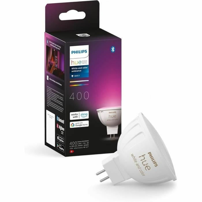 LED крушка Philips Бял G 400 lm 2 броя (6500 K)