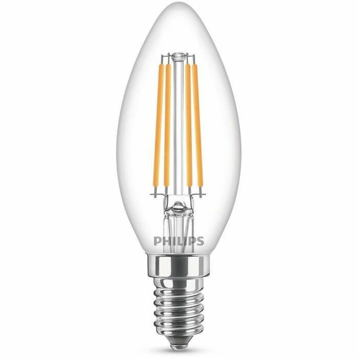 LED крушка за лампа тип свещ Philips Equivalent  E14 60 W Бял E (2700 K)