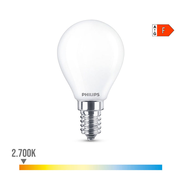LED крушка Philips F 40 W 4,3 W E14 470 lm 4,5 x 8,2 cm (2700 K)