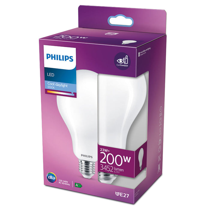 LED крушка Philips Standard D 23 W E27 3452 Lm Ø 9,5 x 16,5 cm (6500 K)